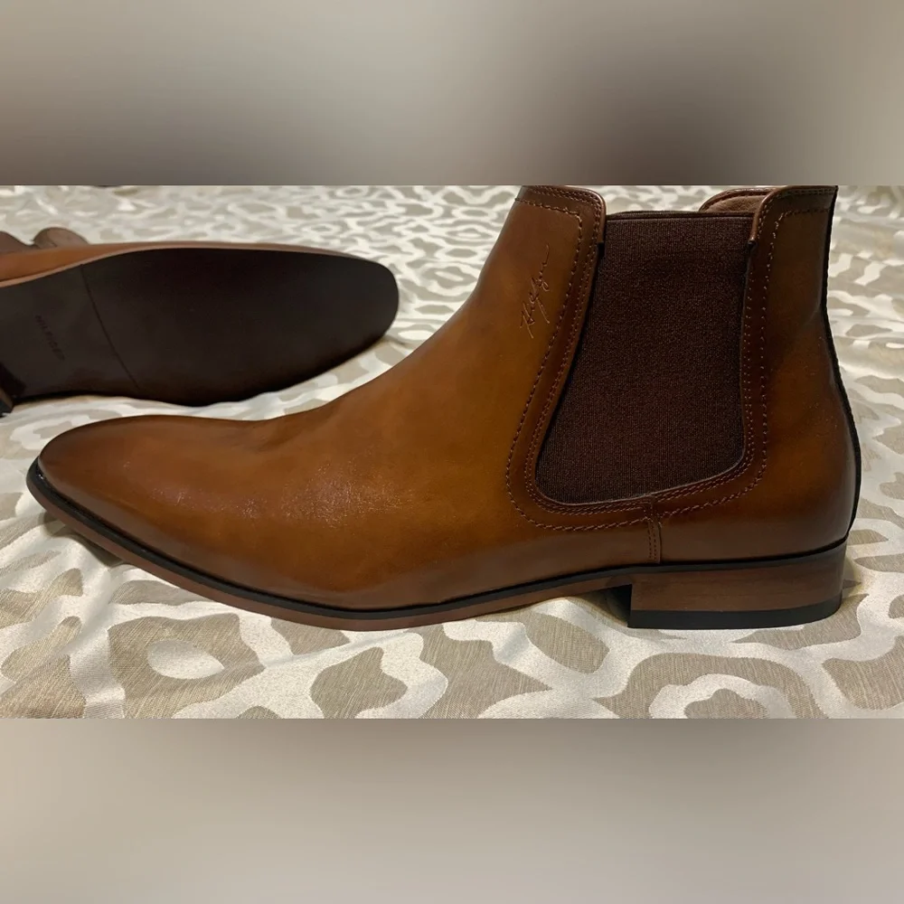 Tommy Hilfiger, Men’s Syler Slip on Dress Chelsea Boots - Picture 6 of 11